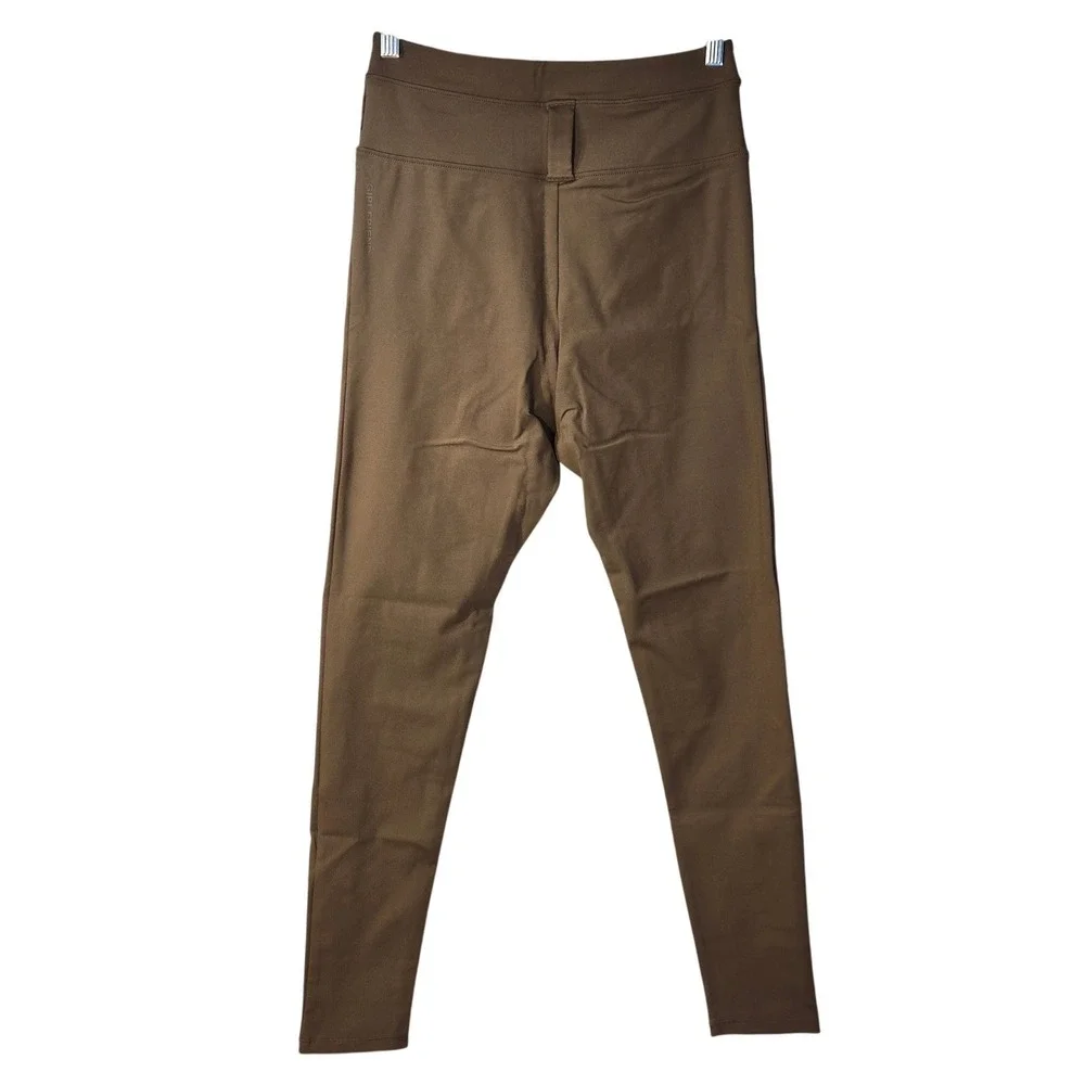 Girlfriend‎ Collective High Rise Compression Leggings Deep Earth Brown Large NWT